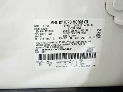 2022 Ford Explorer Platinum