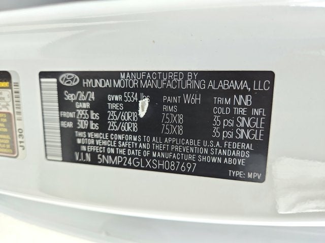 2025 Hyundai Santa Fe SEL