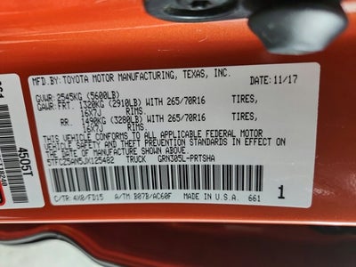 2018 Toyota Tacoma Base