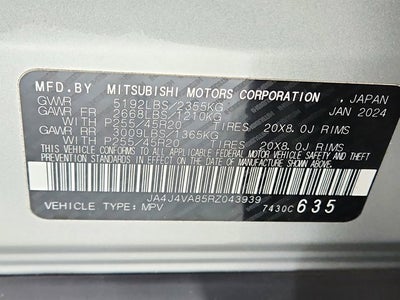 2024 Mitsubishi Outlander SE