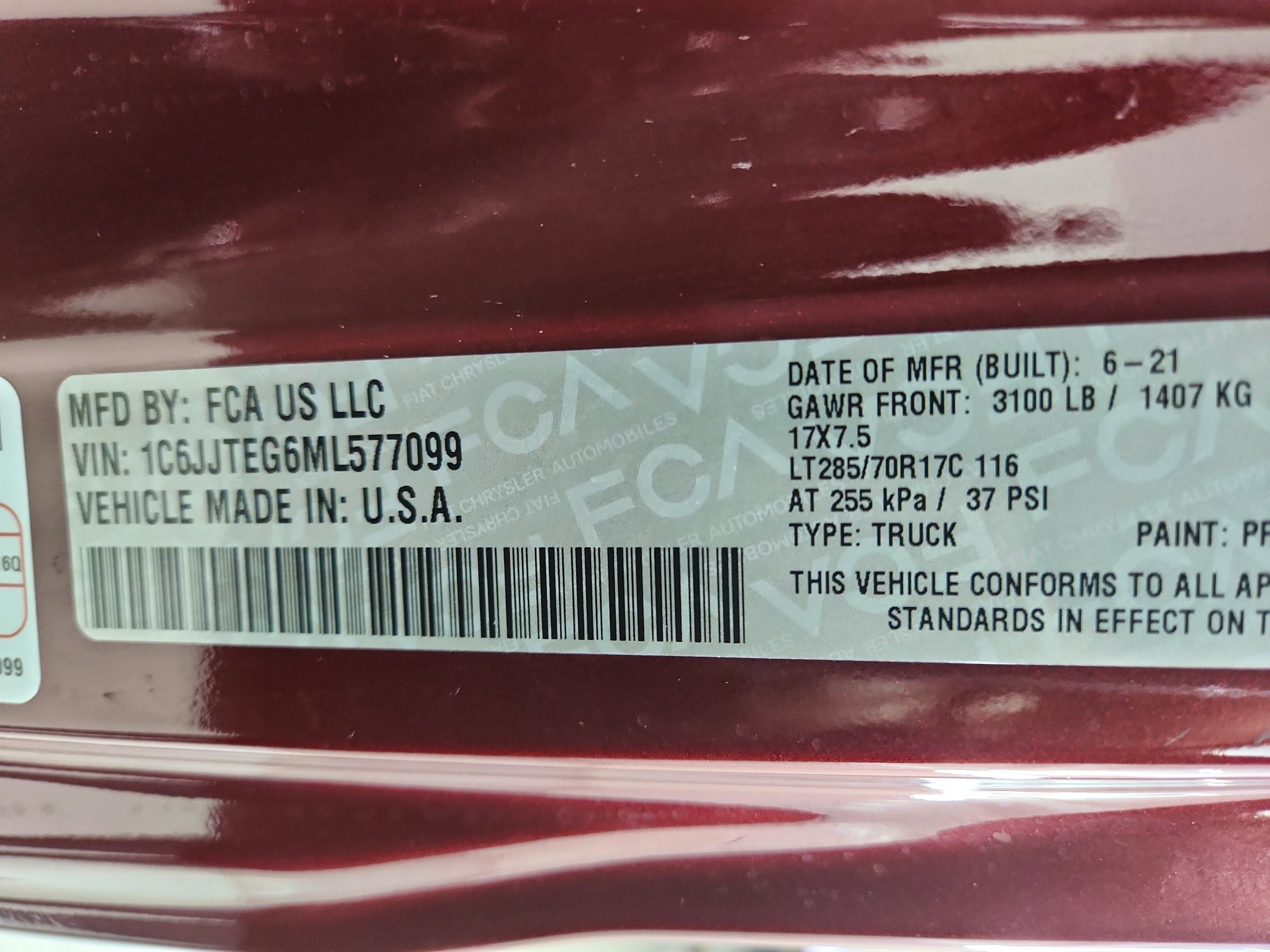 2021 Jeep Gladiator Mojave