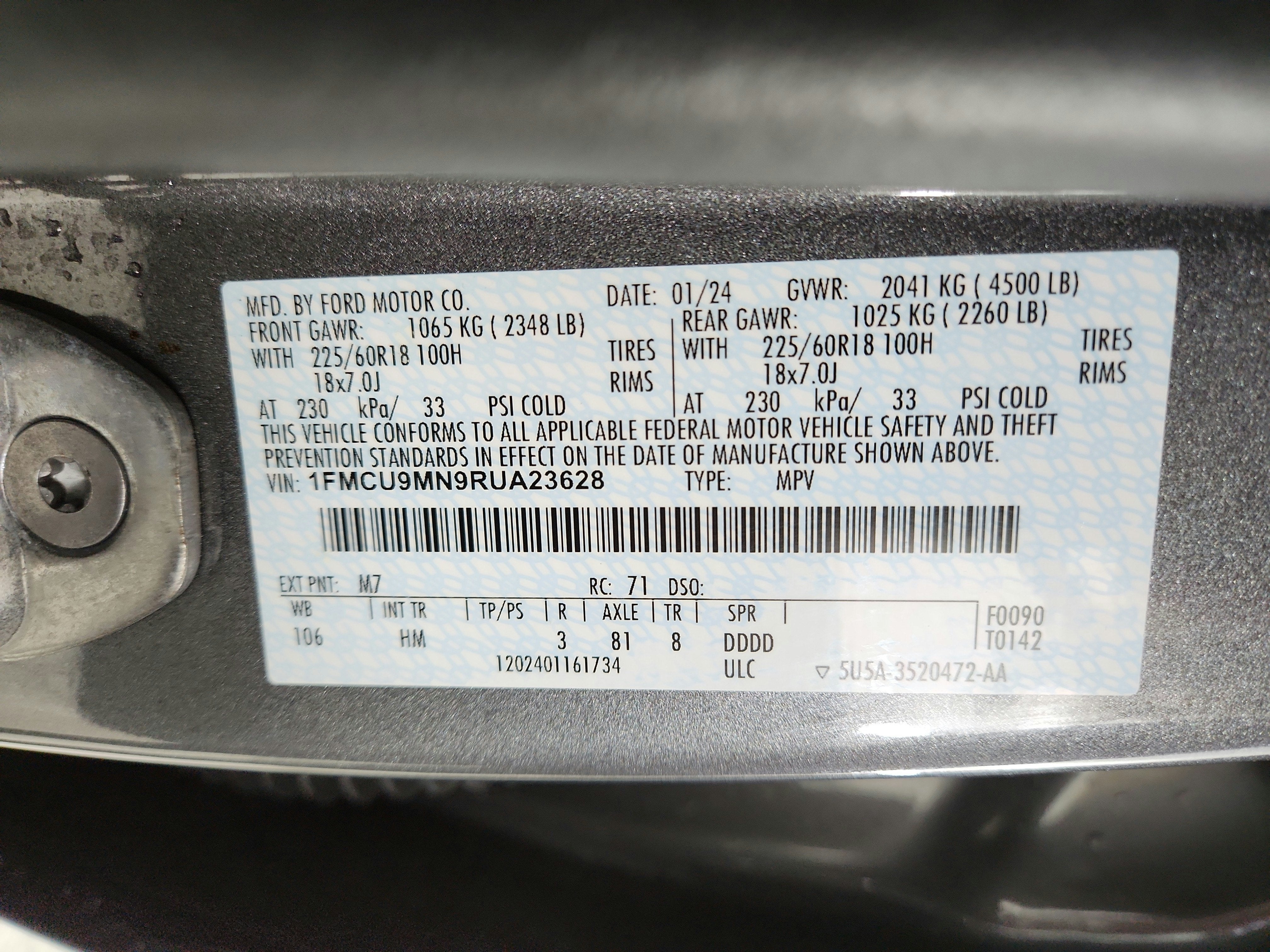 2024 Ford Escape ST-Line
