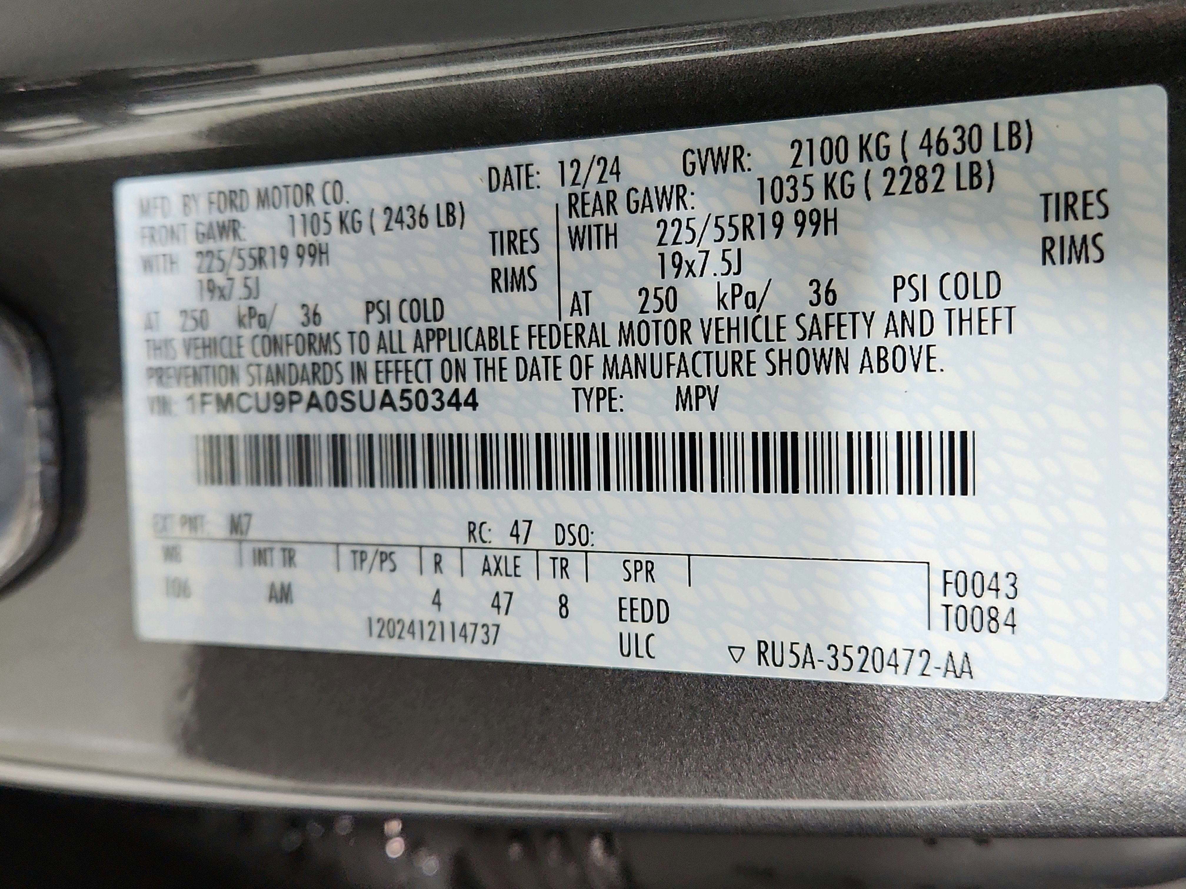 2025 Ford Escape ST-Line Elite