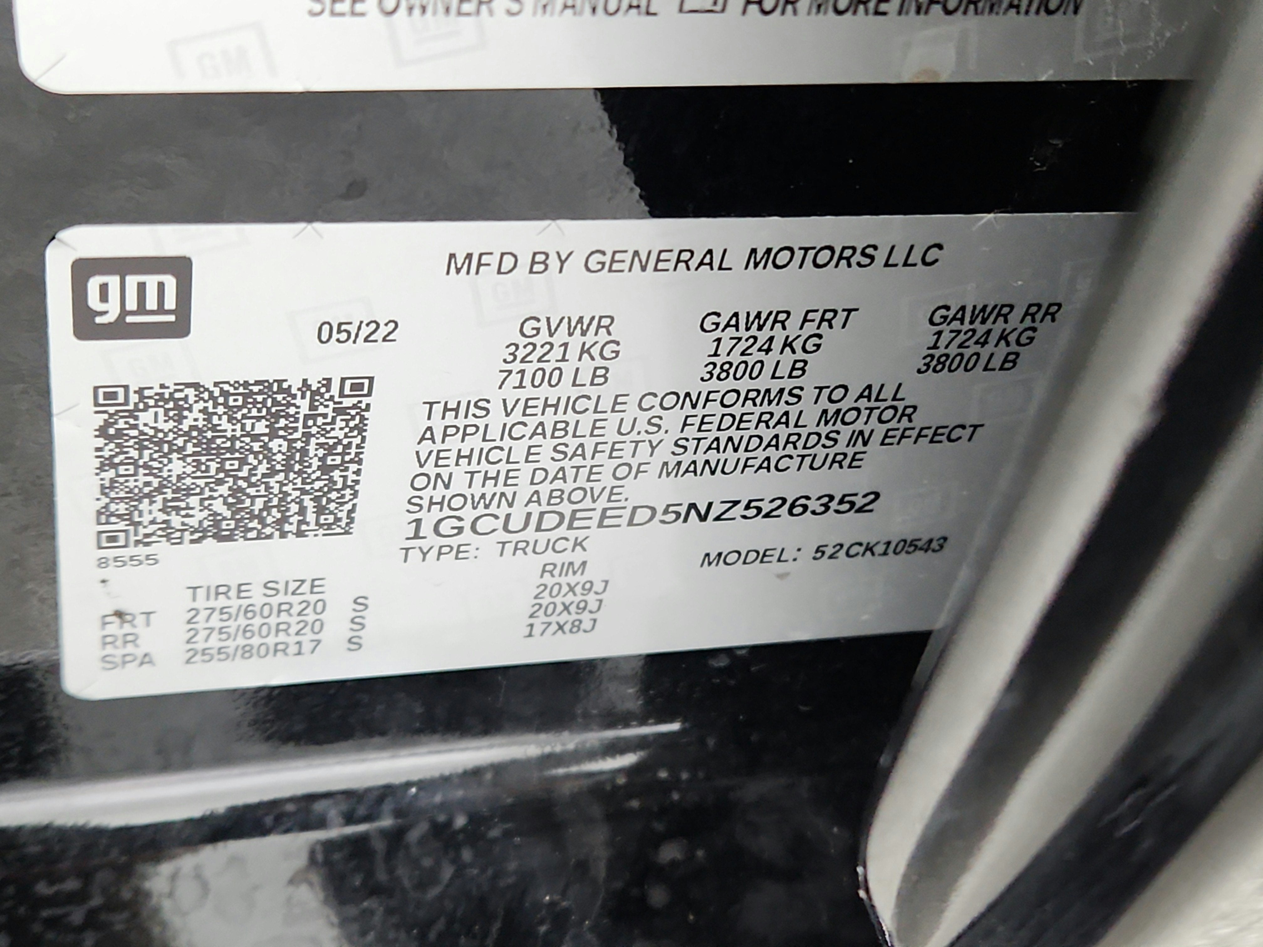 2022 Chevrolet Silverado 1500 4WD Crew Cab 147" RST