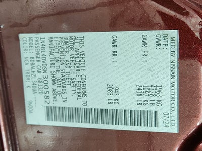 2025 Nissan Altima SV