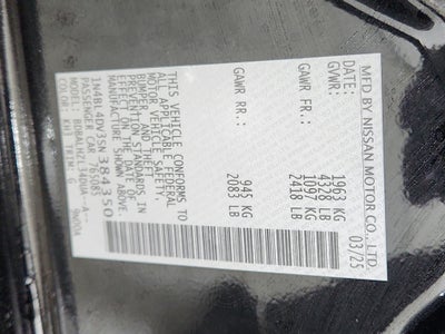 2025 Nissan Altima SV