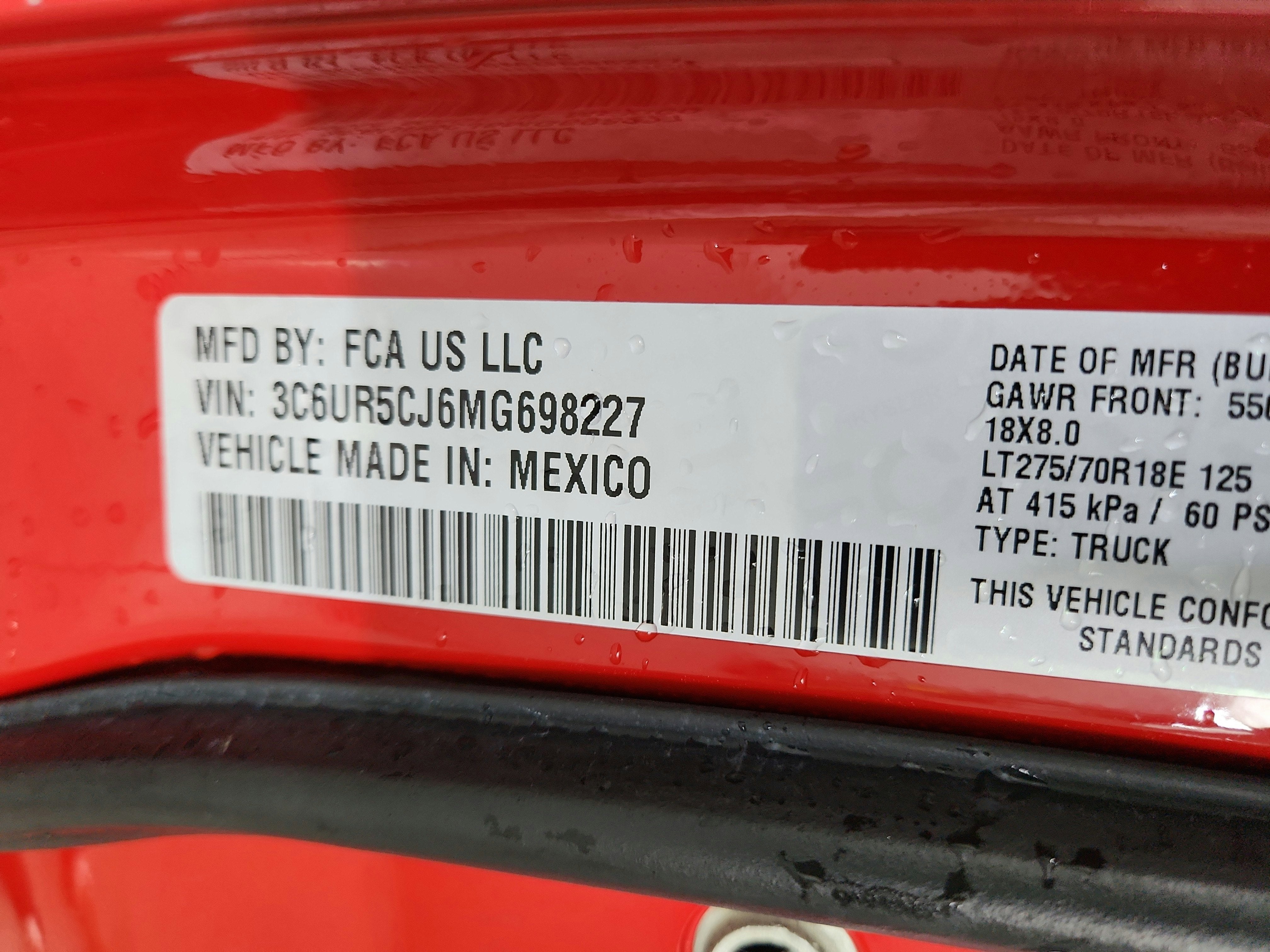 2021 RAM 2500 Tradesman