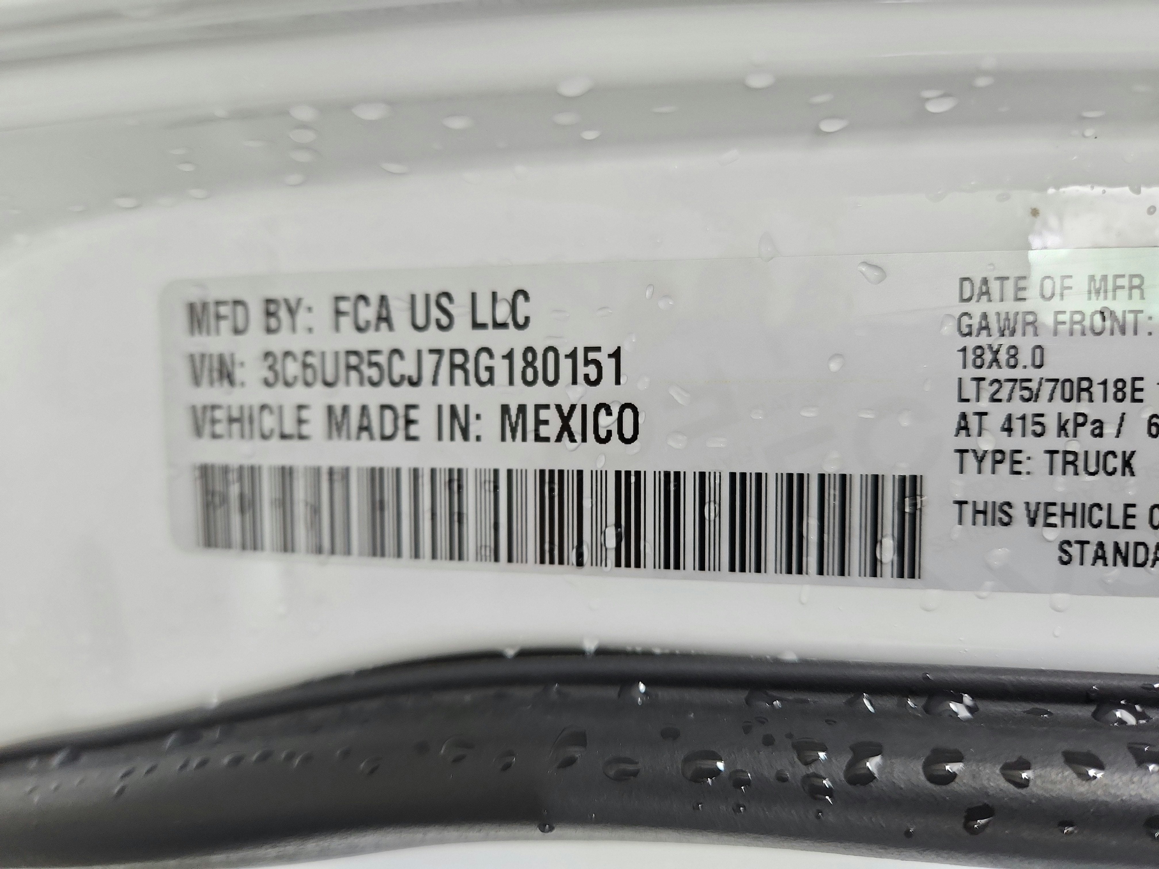 2024 RAM Ram 2500 Tradesman 4x4 Crew Cab 6'4" Box