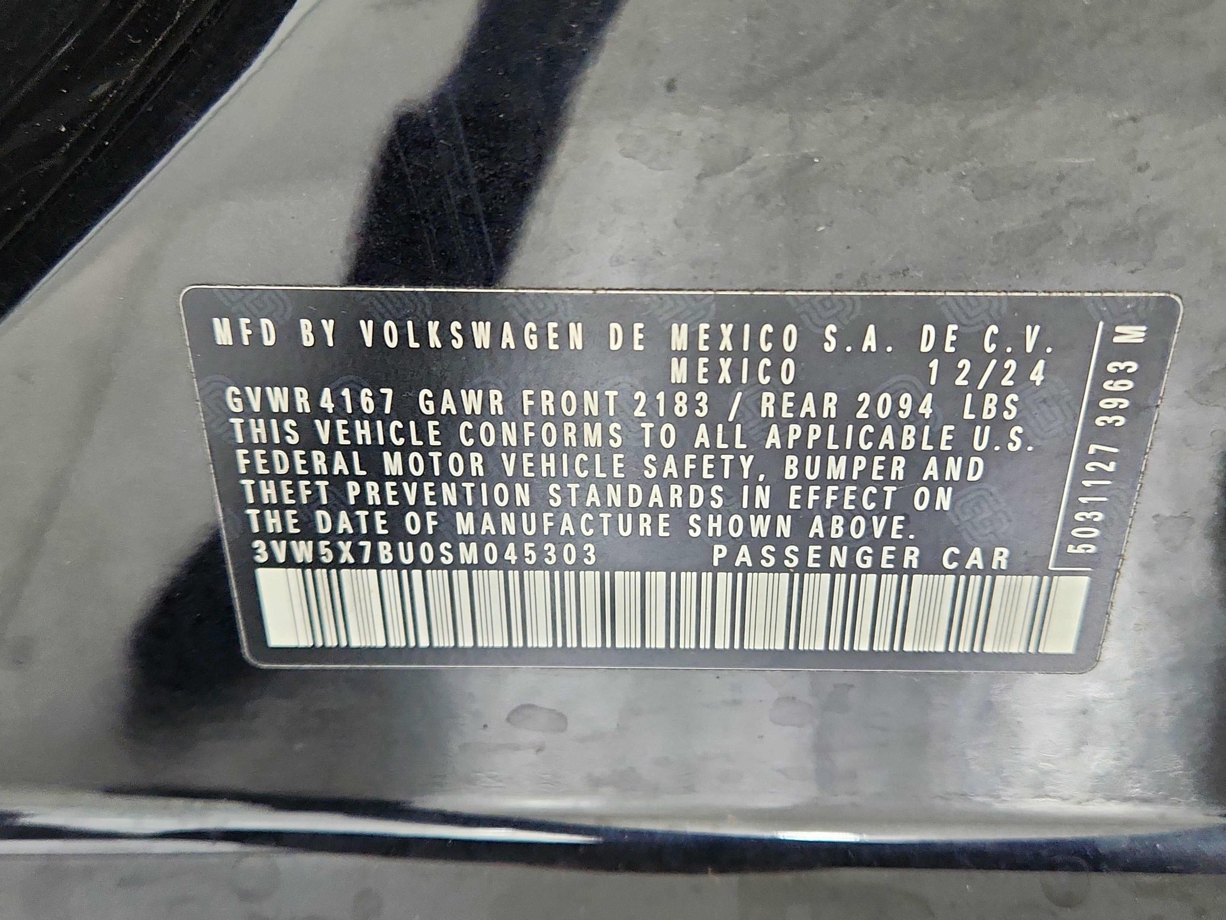 2025 Volkswagen Jetta S