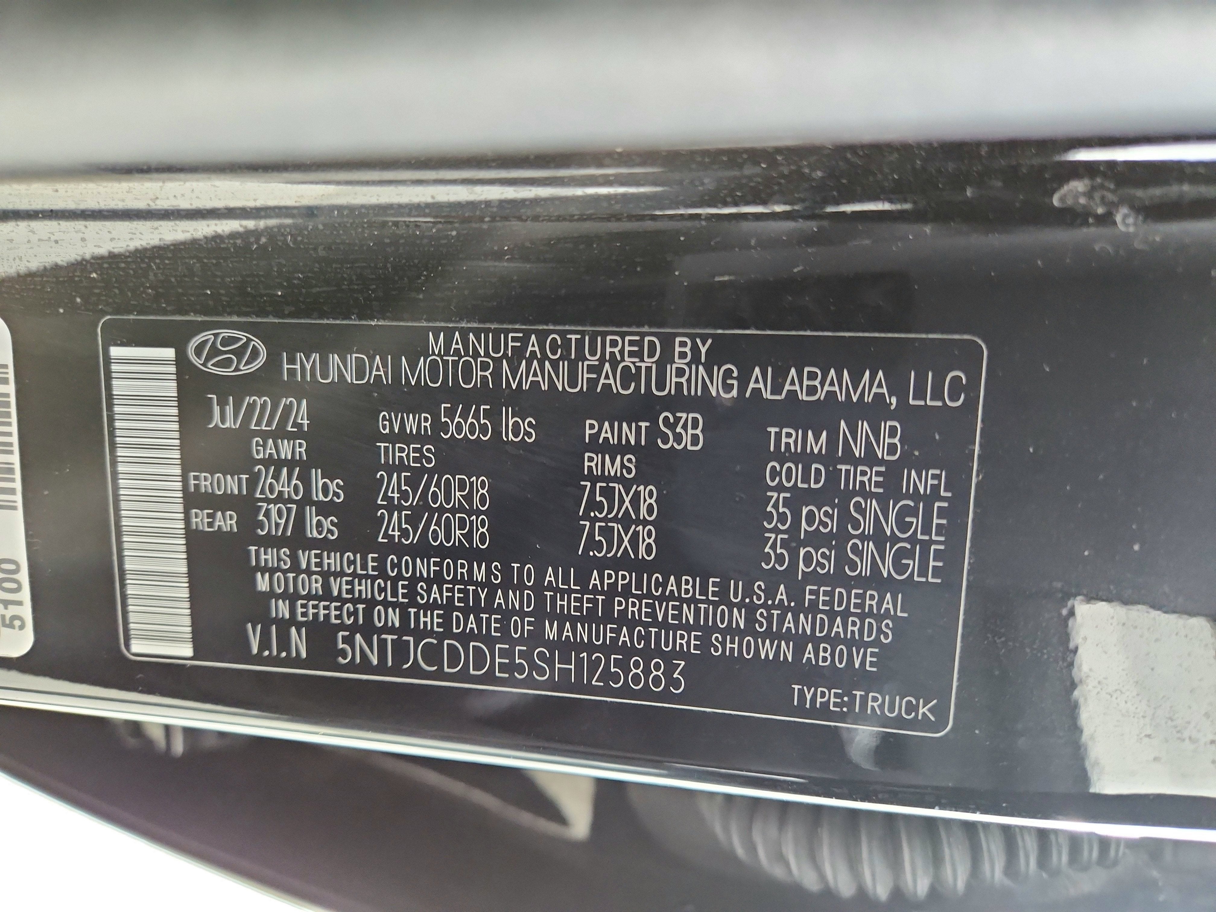 2025 Hyundai Santa Cruz SEL Activity