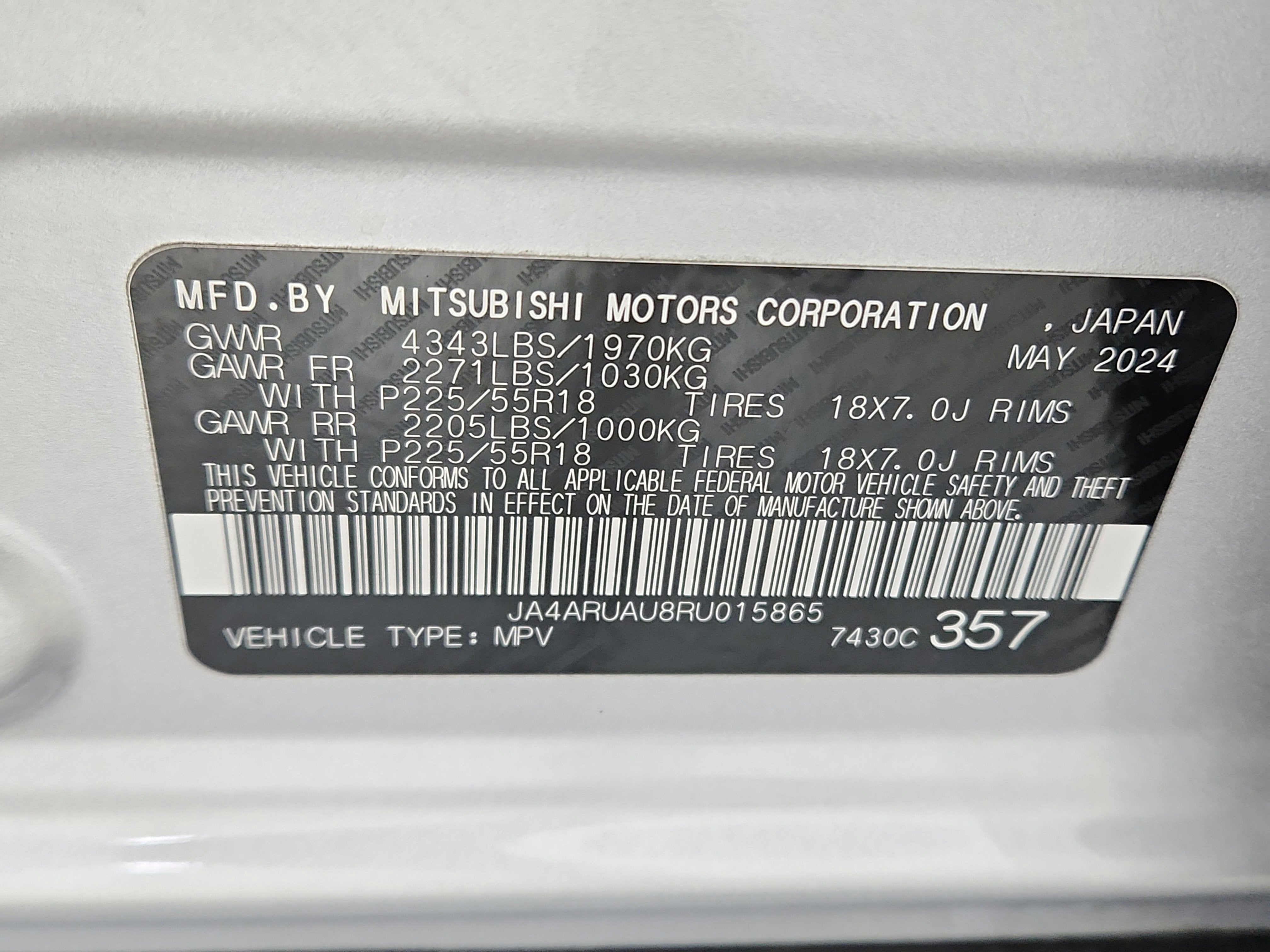 2024 Mitsubishi Outlander Sport SE 2.0 AWC