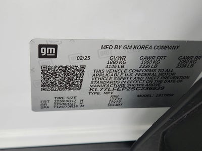 2025 Chevrolet Trax FWD 4dr LS